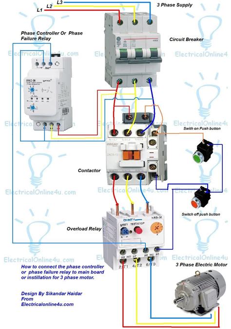 contactor connected to electrical box|contactor panel.